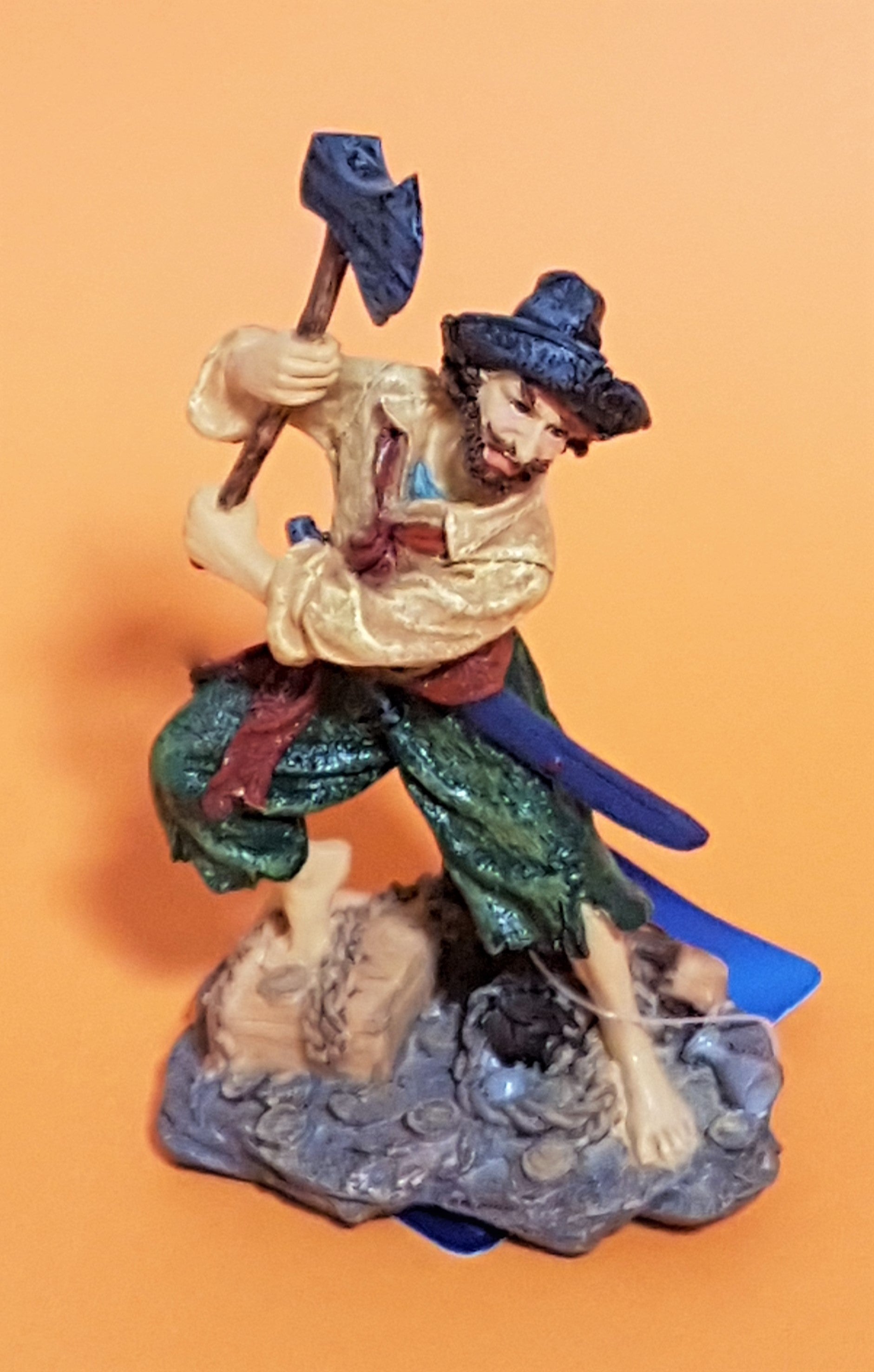 Flamingo Deko Pirat mit Axt