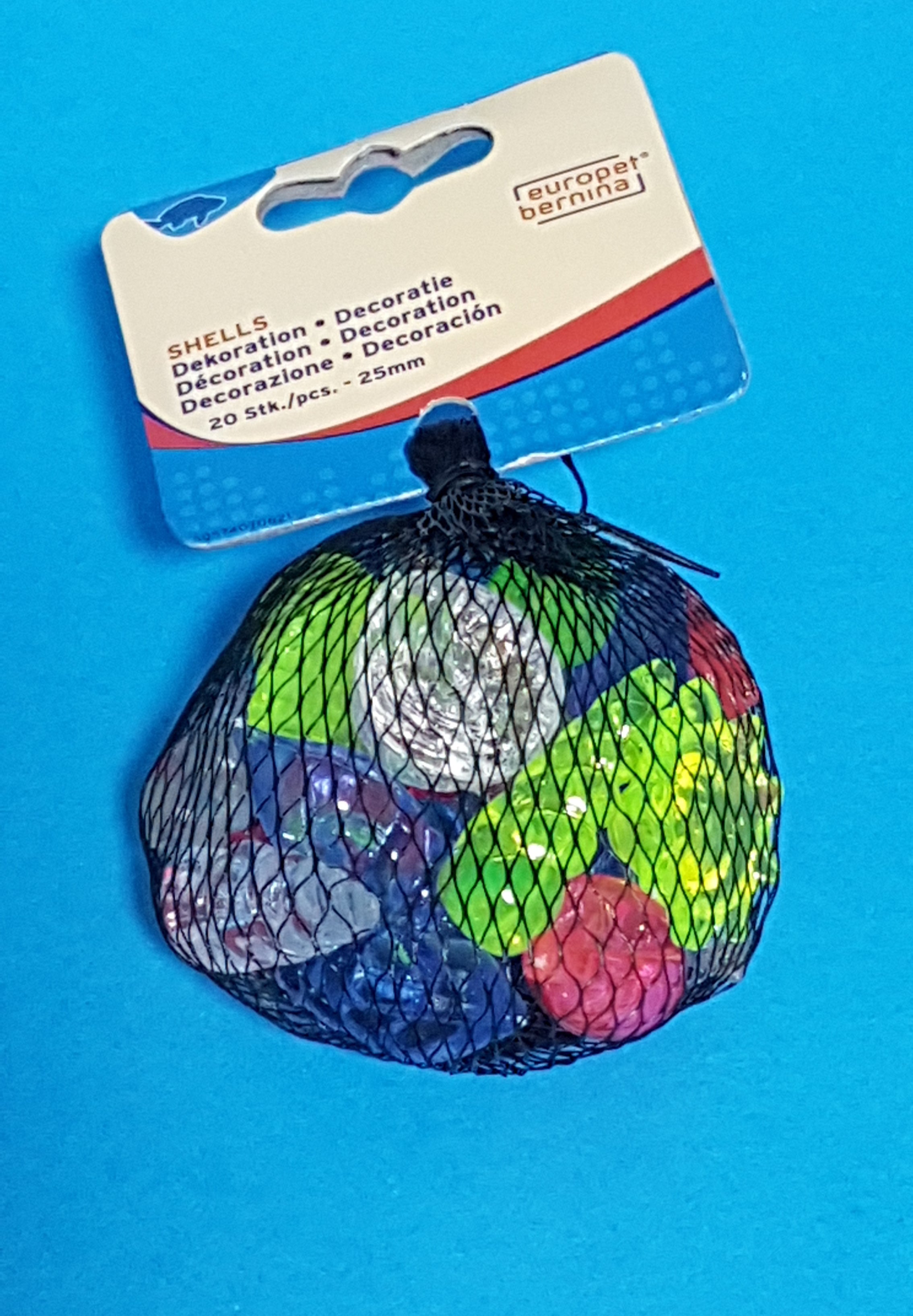 Europet Deko Kunststoff Muscheln bunt