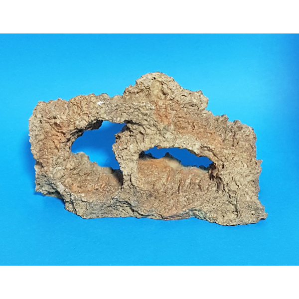 Flamingo Deko Tufa Rock mit 2 Löchern