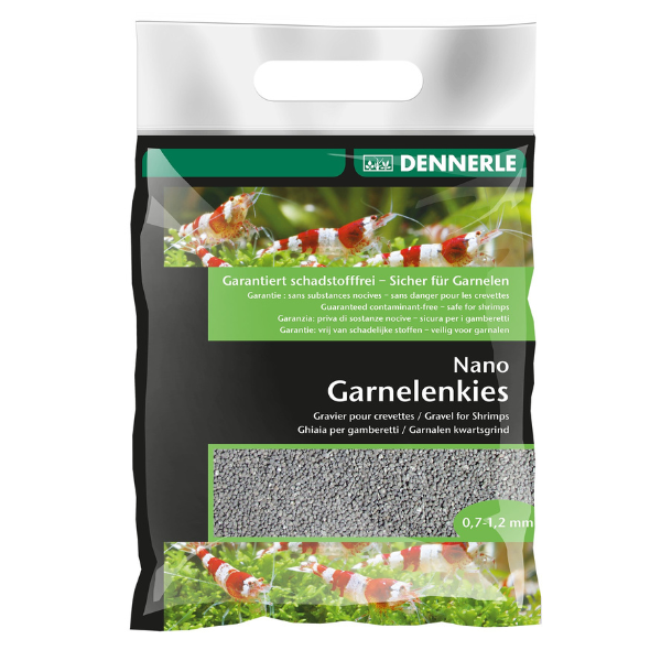 Dennerle Nano Garnelenkies 0,7-1,2mm Arkansas grau 2kg