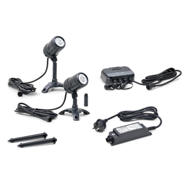 Oase LunAqua Connect Starter Set Controllable Smartes Leuchten Set für Garten und Teich