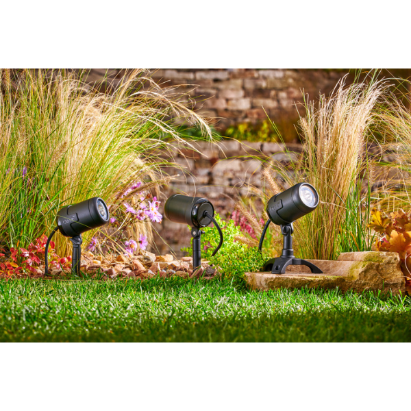 Oase LunAqua Connect M Set 3 Beleuchtungs-Komplett-Set für Garten & Teich