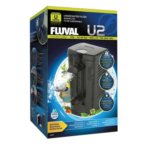 Fluval Innenfilter U2 bis zu 110l Aquarien