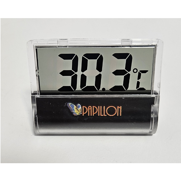 Papillon Digital Thermometer Schwarz/Transparent