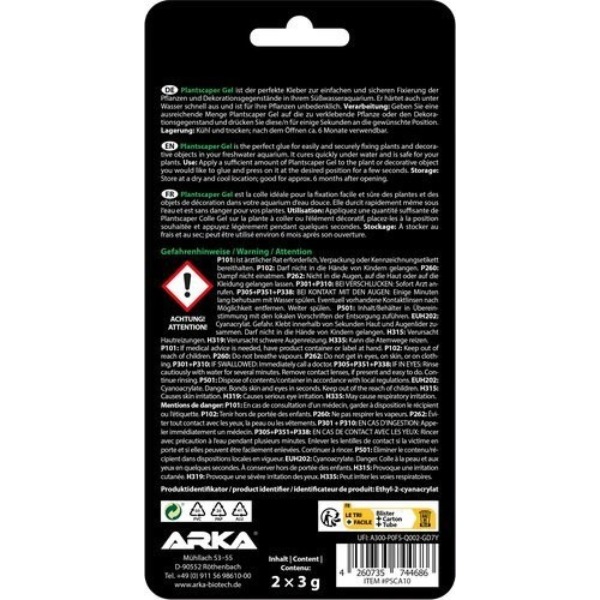 ARKA Plantscaper Gel Pflanzenkleber 2x3g