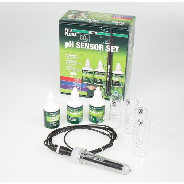 JBL ProFlora CO2 Sensor Set pH-Elektrode mit Kalibrierflüssigkeiten *Bestellware