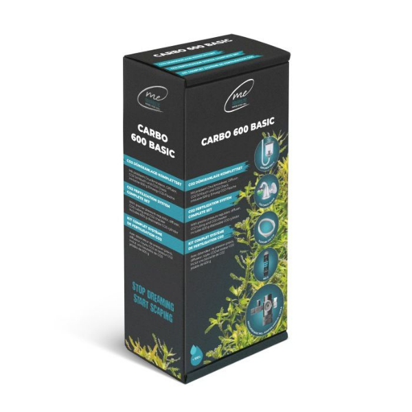 Me Carbo 600 Basic, komplette CO2-Anlage mit 600 g Einwegflasche