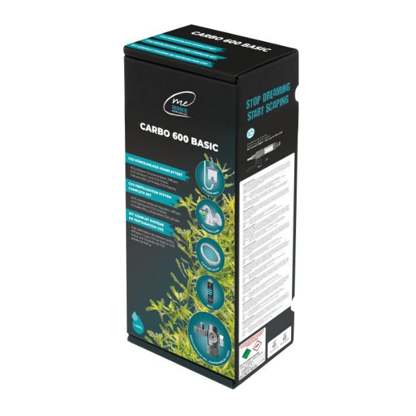 Me Carbo 600 Basic, komplette CO2-Anlage mit 600 g Einwegflasche