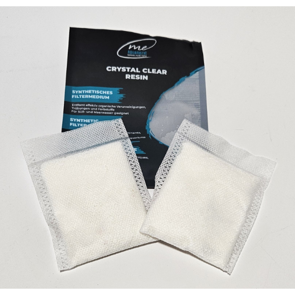 Me Crystal Clear Resin Synthetisches Filtermedium 2x 15g Beutel