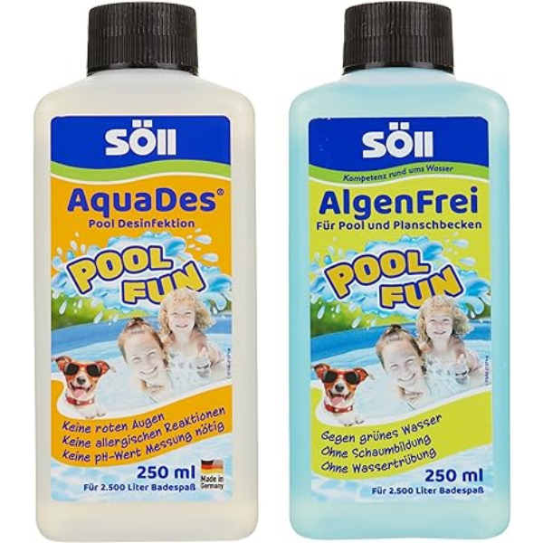 Söll Planschbecken Pflege-Set AquaDes & AlgenFrei je 250 ml
