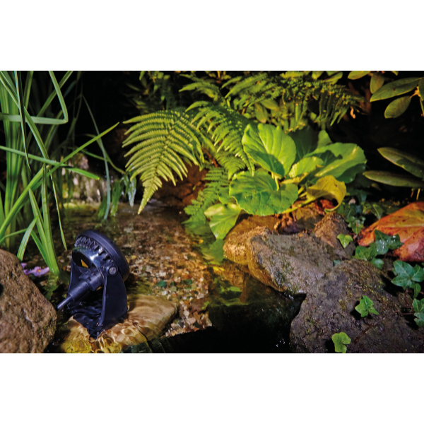 Oase LunAqua Power LED-Set 3 Kompaktes Unterwasserscheinwerfer-Set für Garten & Teich