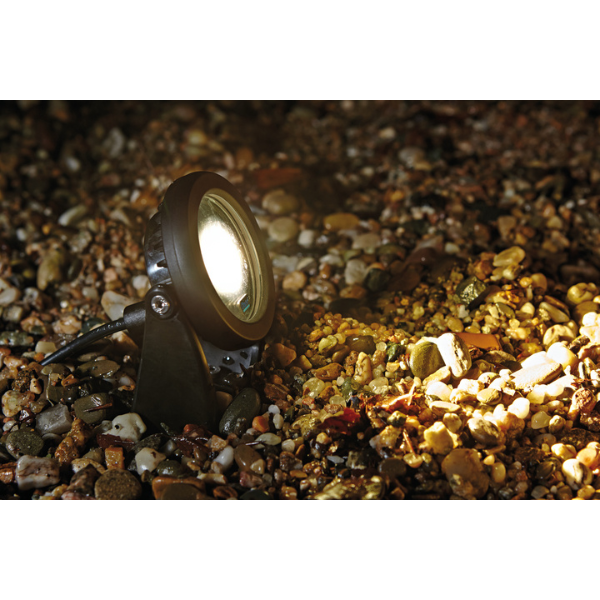 Oase LunAqua Power LED-Set 3 Kompaktes Unterwasserscheinwerfer-Set für Garten & Teich