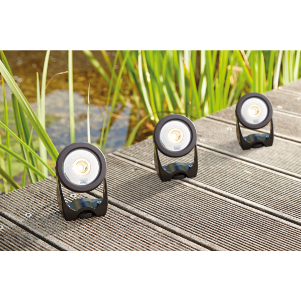 Oase LunAqua Power LED-Set 3 Kompaktes Unterwasserscheinwerfer-Set für Garten & Teich