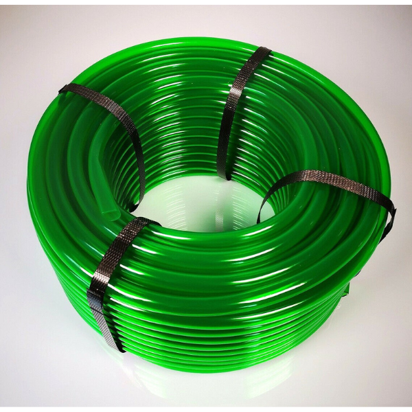 Aquarien Schlauch grün-transparent 9/12 Meterware
