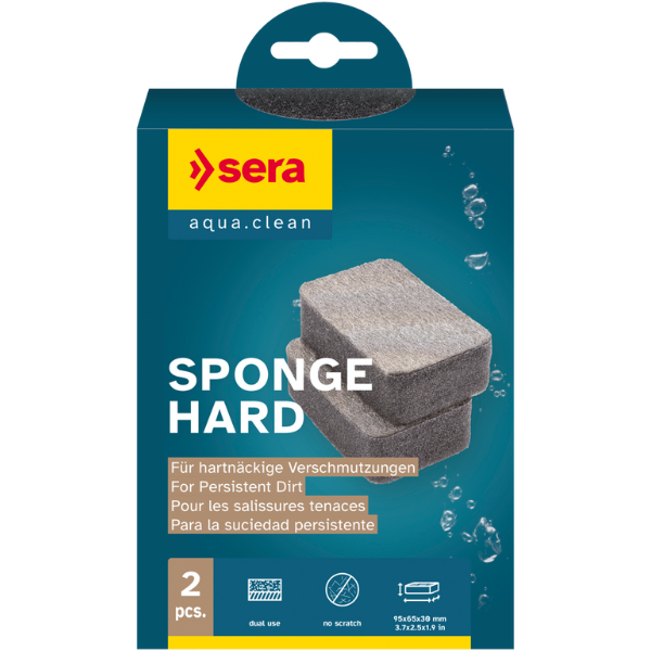 Sera Sponge Hard Aquarium Reinigungsschwamm 2 Stück