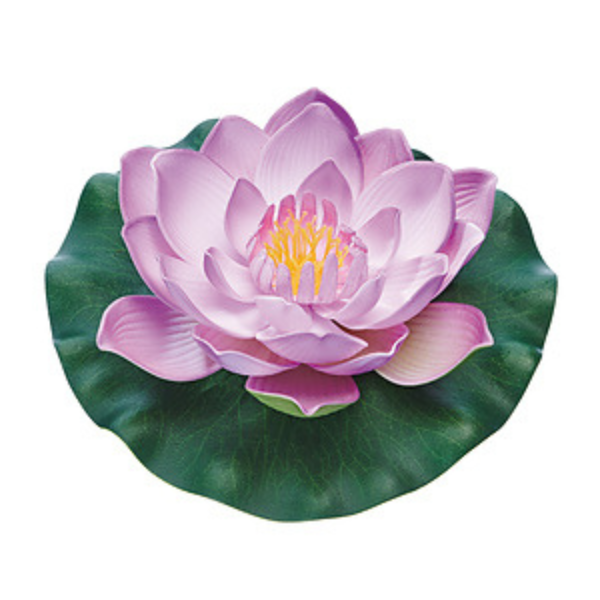 Pontec Deko Schwimmende Seerosen aus wetterfestem Kunststoff zur Teichdekoration