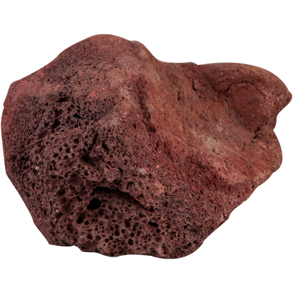 aquadeco Premium-Lava Stein Rot M 15-20cm