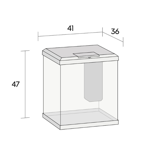 Juwel VIO CUBE 54 SBX 54l Aquarium Kombination