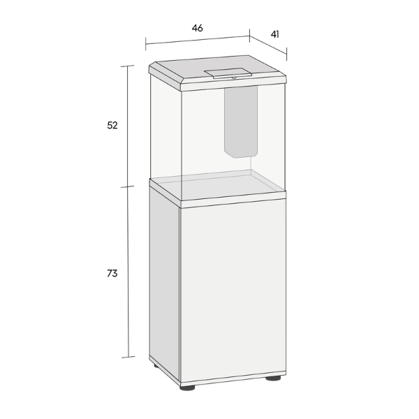 Juwel VIO CUBE 80 SBX 80l Aquarium Kombination