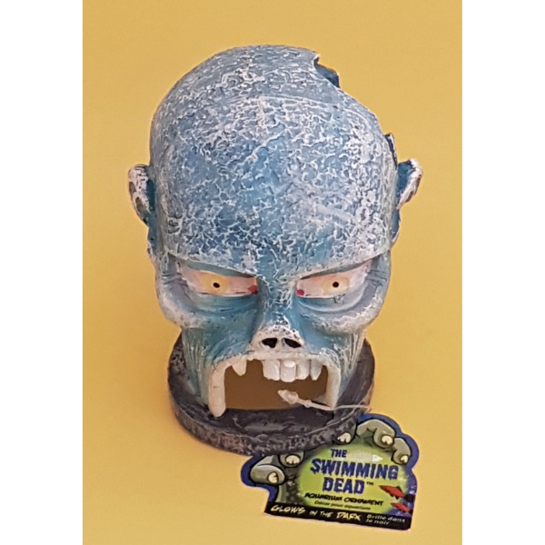 Penn Plax Deko Zombie "Skull And Cave" Night Glow