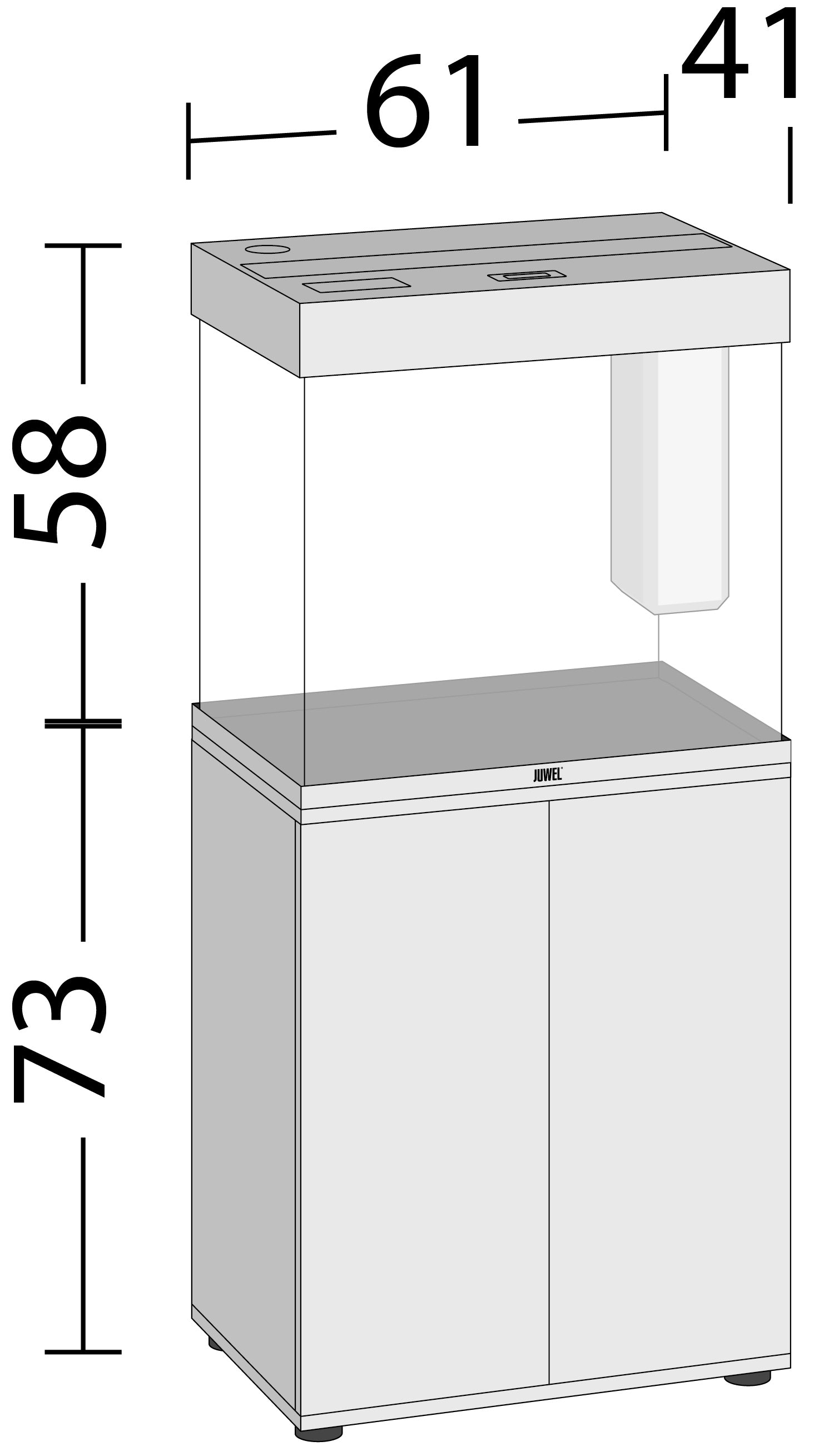 Juwel Lido 120 LED SBX 120l Aquarium Kombination