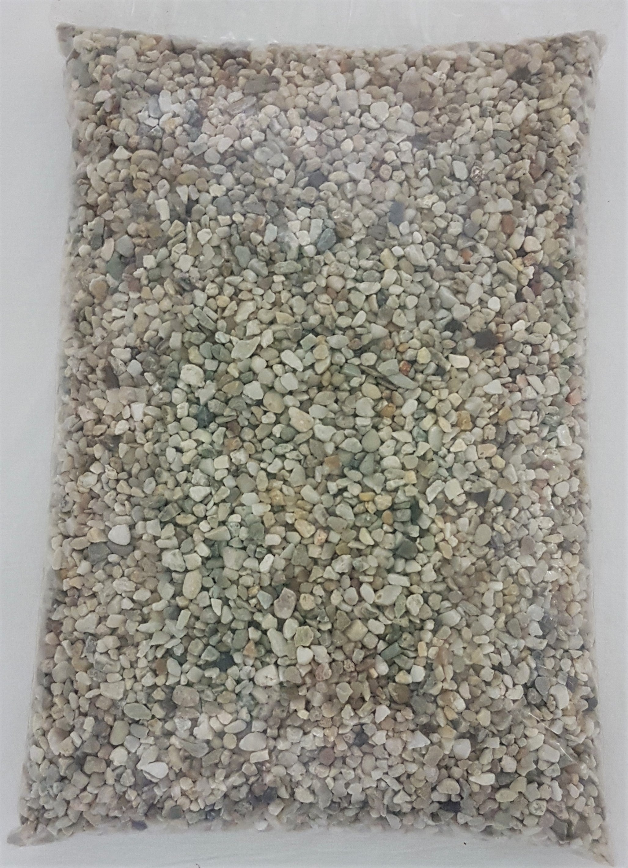 AP Aquarium Deko-Kies 3-8mm Bunt natur 3kg. Aquarien Bodengrund