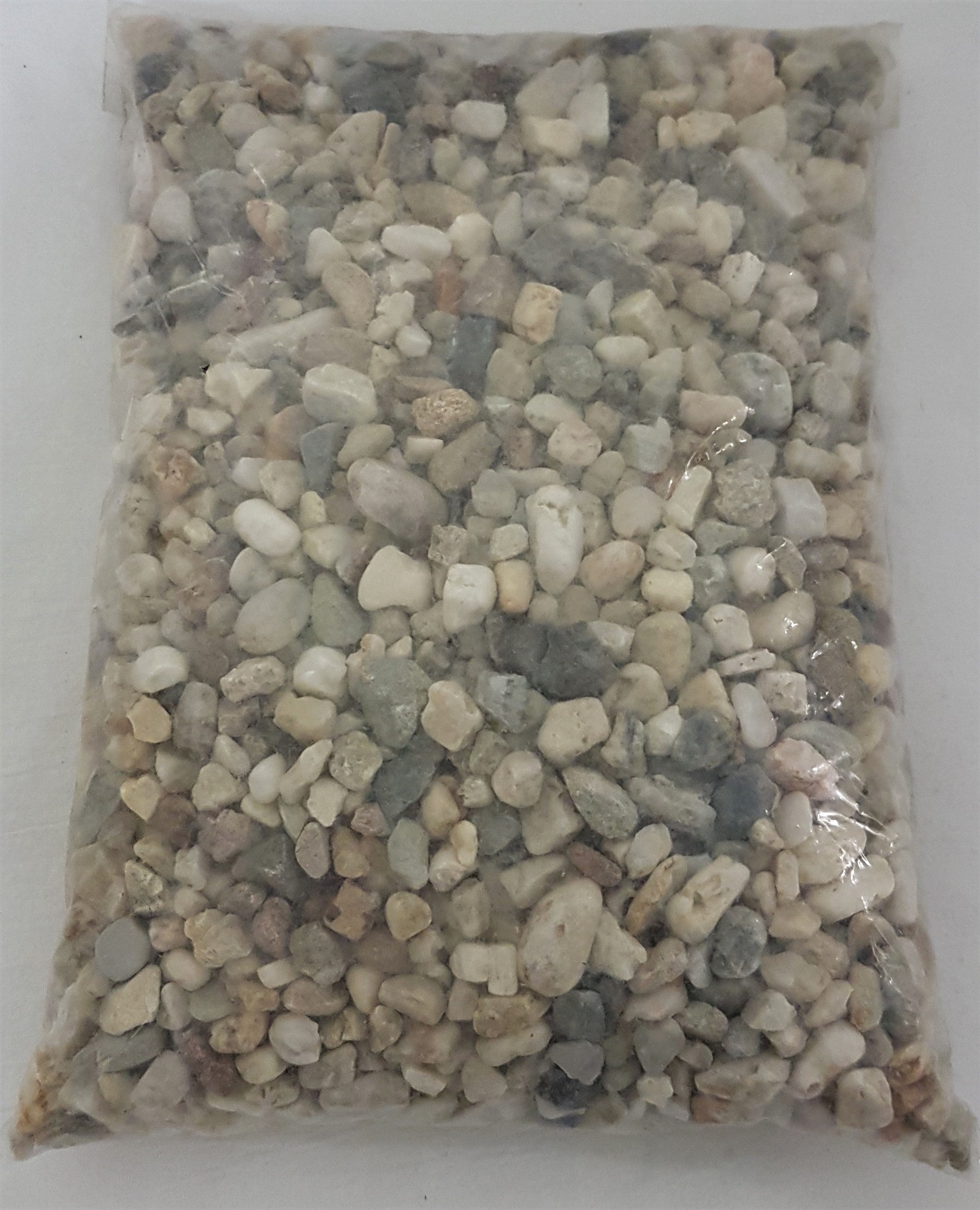 Aquarium Natur-Kies bis 22mm Natur-Bunt 3kg