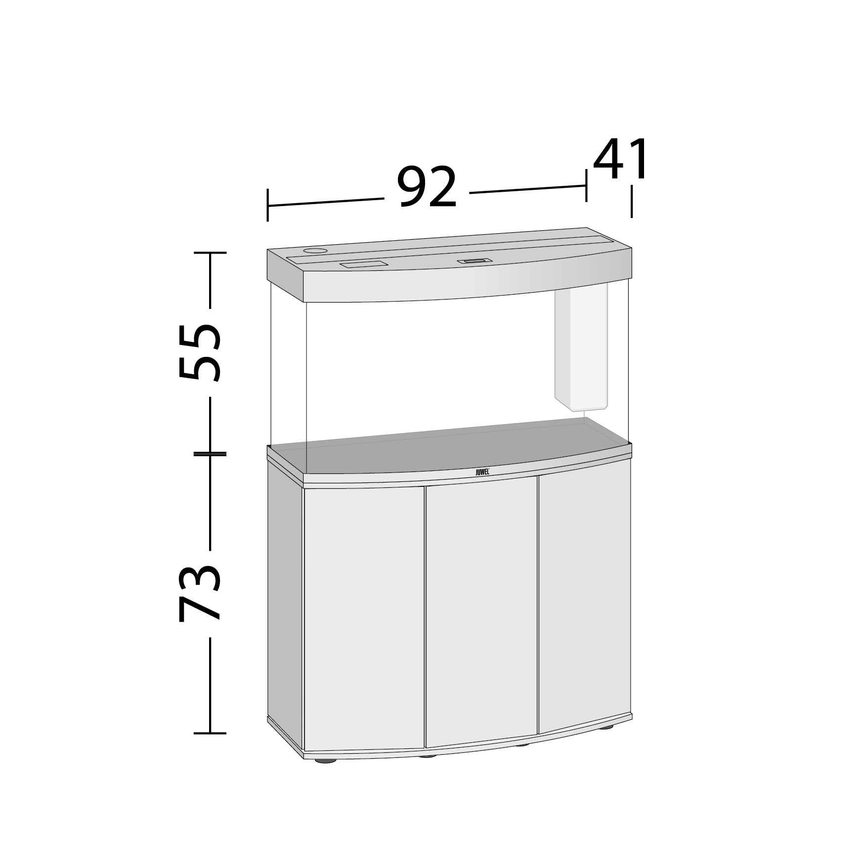 Juwel Vision 180 LED SBX 180l Aquarium Kombination