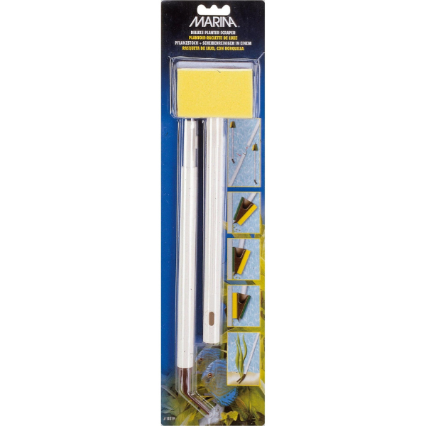 Marina Schwamm-Scheibenreiniger Deluxe 30-50cm Aquarien Glasreiniger