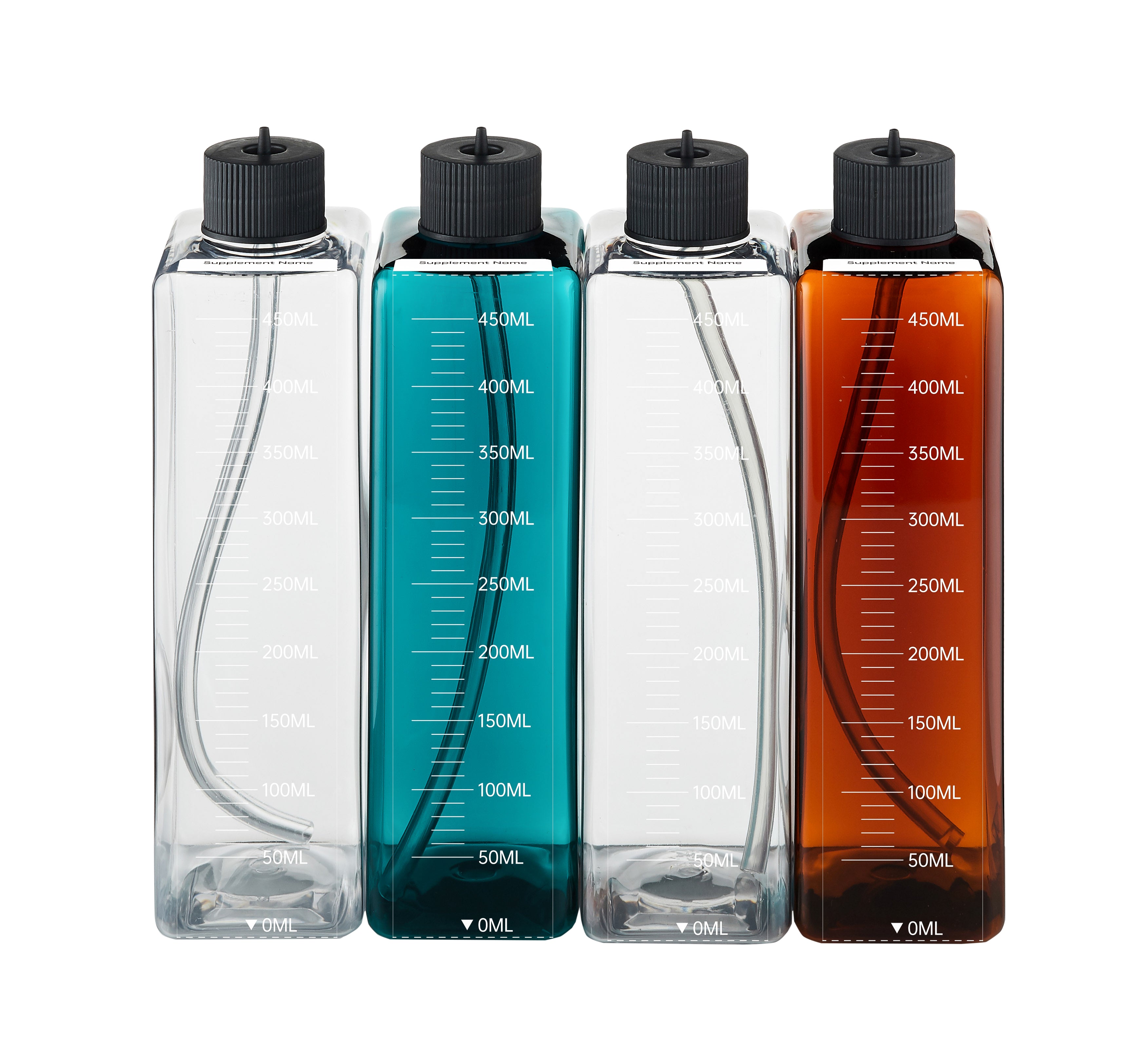 Chihiros Dosierflaschen 450ml 4 Stück zur Flüssigdüngung