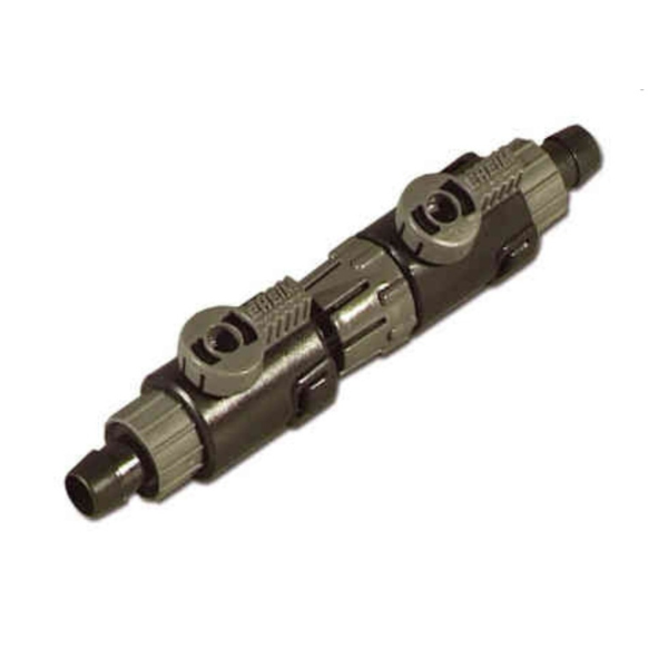 4003412 Doppelhahn mit Schnell-Trenn-Kupplung 9/12