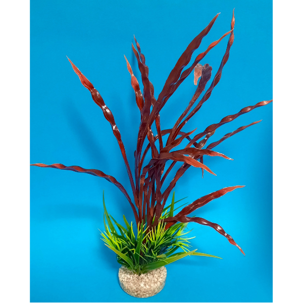 Kunstpflanze Atoll Grass rot 40cm