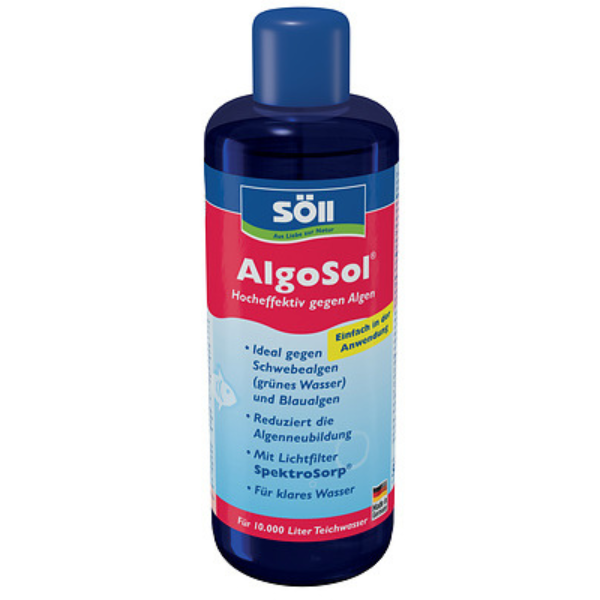 Söll AlgoSol Teich 500 ml Hocheffektiv gegen Algen