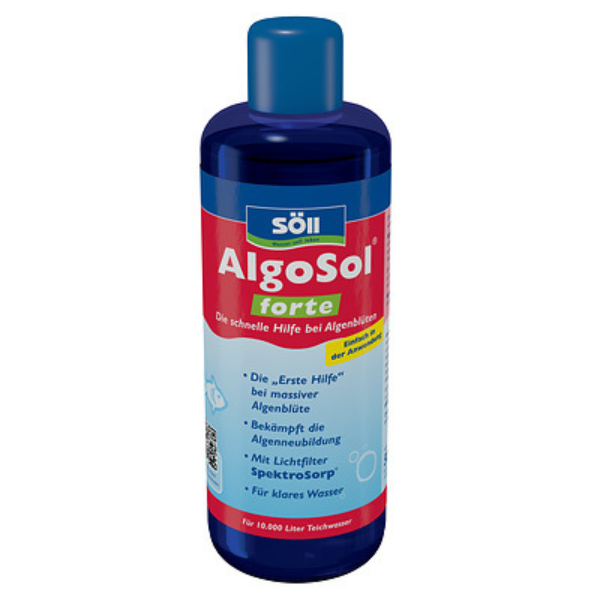 Söll AlgoSol forte 500 ml Erste Hilfe gegen Algenblüte im Teich