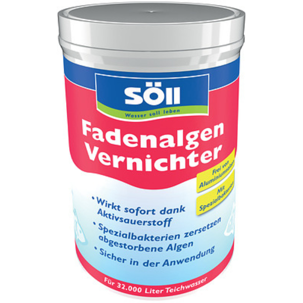 Söll Fadenalgen Vernichter 1000g für Gartenteich