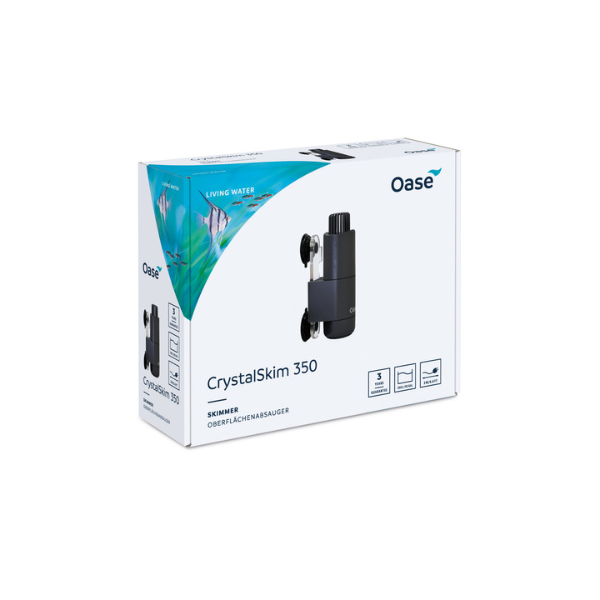 Oase CrystalSkim 350 Skimmer, Oberflächen-Absauger für Aquarien bis 350l