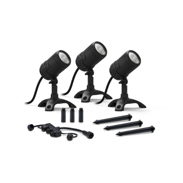 Oase LunAqua Connect M Set 3 Beleuchtungs-Komplett-Set für Garten & Teich