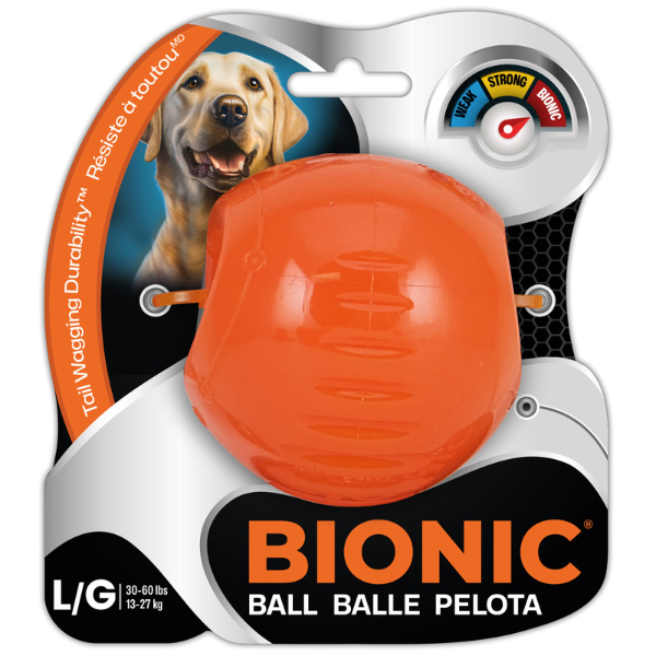 BIONIC Ball L Ø-8,2cm Hundespielzeug mit Leckerli-Fach
