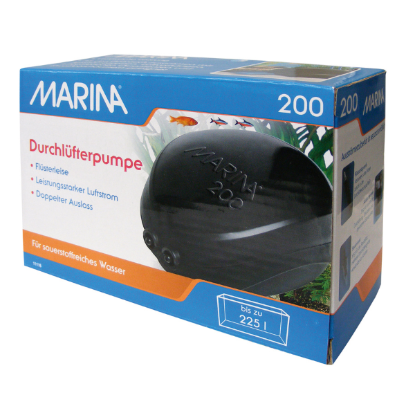 Marina Durchlüfter-Pumpe 200 2x90 l/h