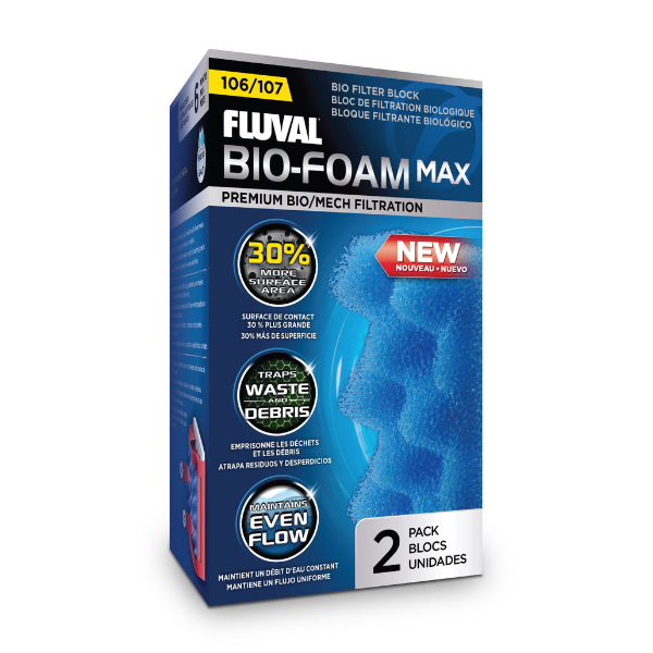Fluval Bio-Foam Max 107/106  2 St. Filtereinsatz