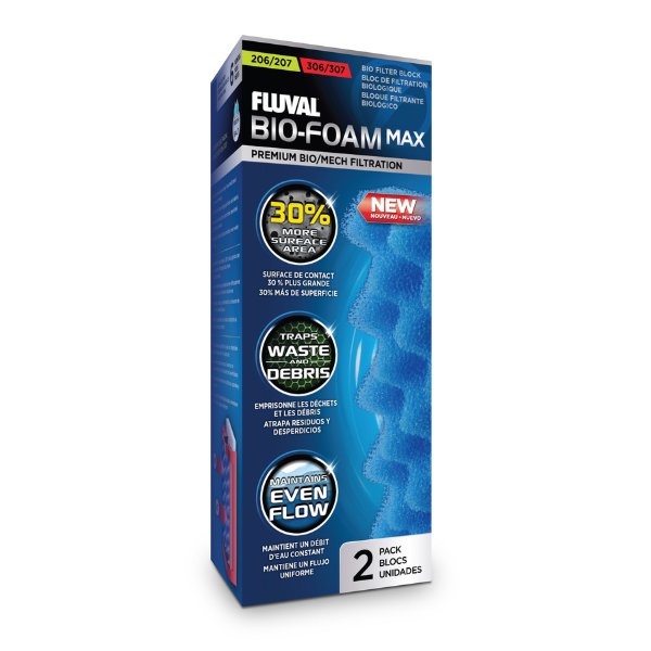 Fluval Bio-Foam Max 206/207/ 306/307 2 St. Filtereinsatz