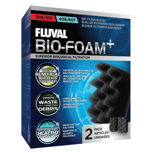 Fluval Bio-Foam Plus 304-307/404-407 Filter-Einsatz 2 St.