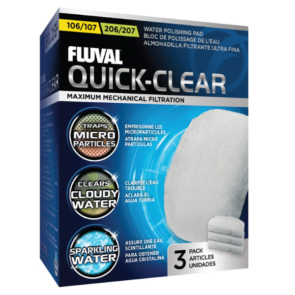 Fluval Feinfilterpads Quick-Clear 104-107/204-207 3 St.