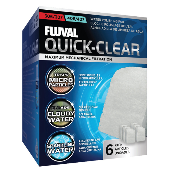 Fluval Feinfilter-Pads Quick-Clear 304-307/404-407 6 St.