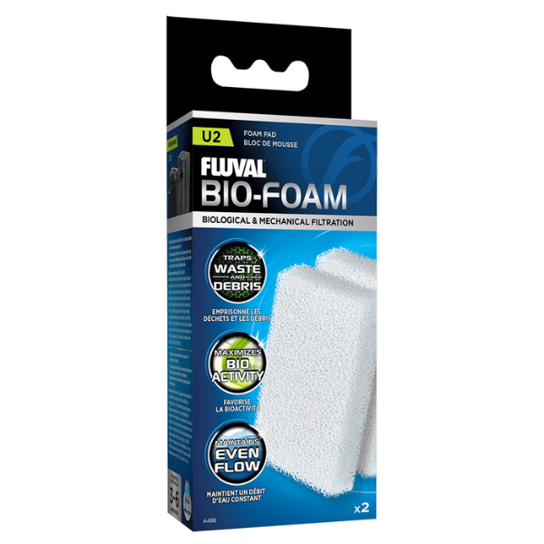 Fluval Filtereinsatz U2 2 St. Bio Foam