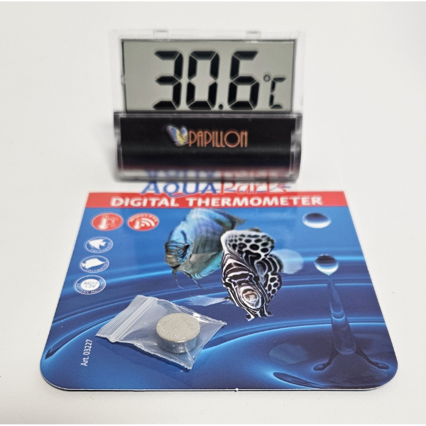 Papillon Digital Thermometer Schwarz/Transparent