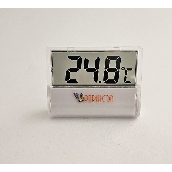Papillon Digital Thermometer Weiß/Transparent