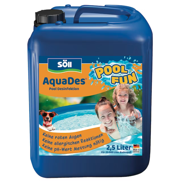 Söll AquaDes Pool-Desinfektion 2,5l Pool Fun