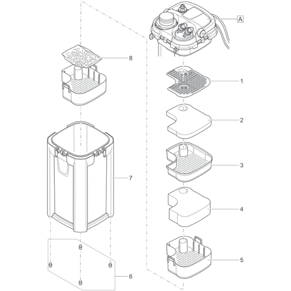 Oase BioMaster² 350 Außenfilter für Aquarien bis 350l