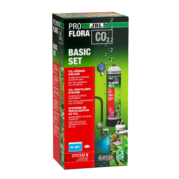 JBL ProFlora CO2 Basic Komplett-Set U Grundausstattung mit CO2-Einwegflasche